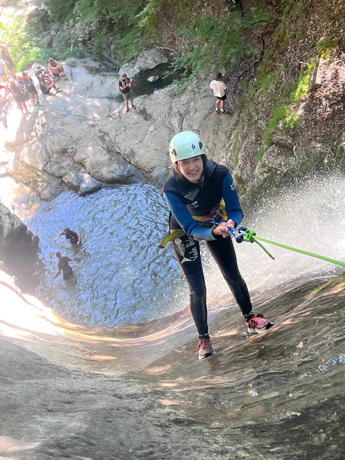 rappel morzine_avec les guides des carroz